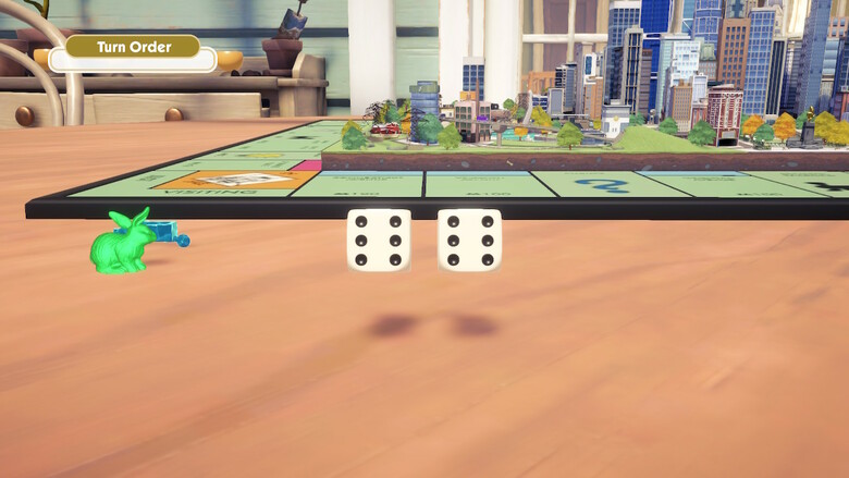 First roll in my game! (Then I got to the jail twice in before crossing Go for the first time...)