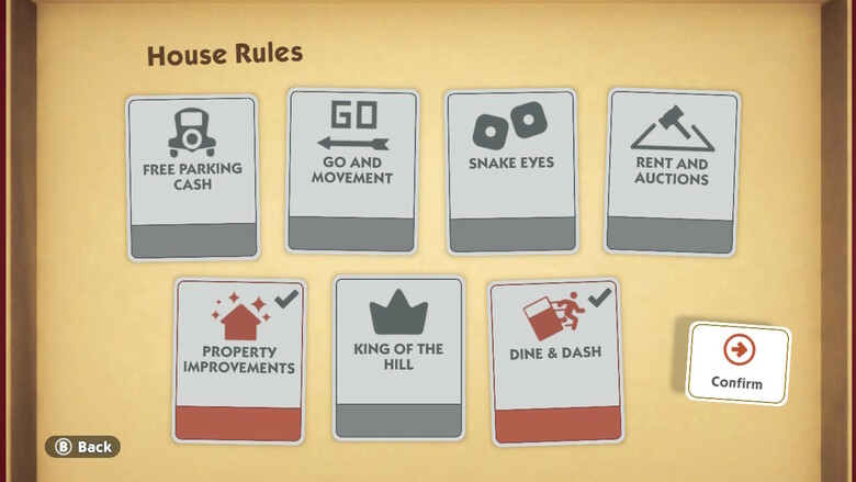 House Rules is the best option in this game.