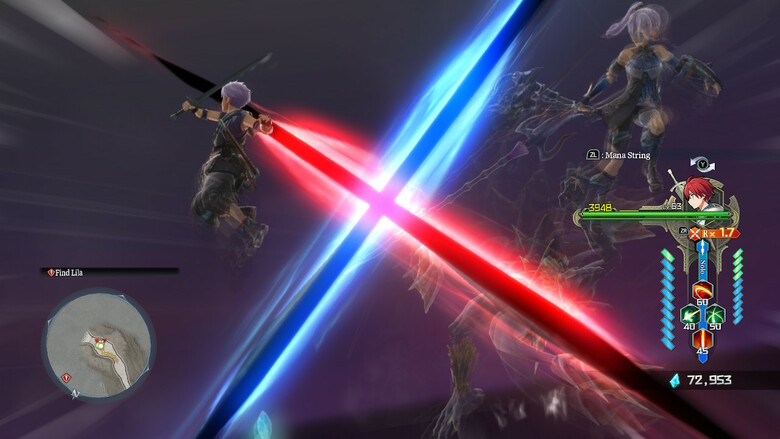 There's a number of fun, cinematic team-up attacks between Adol and Karja as well.