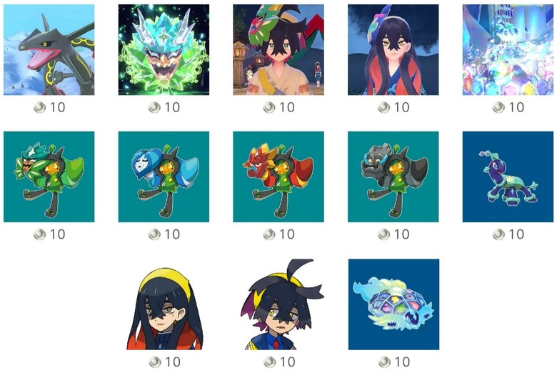Pokémon Scarlet/Violet icons available on Nintendo Switch Online