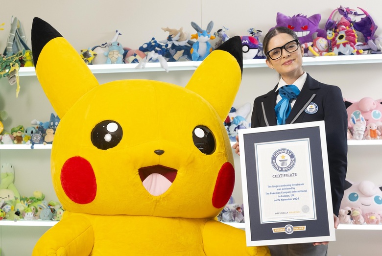Pokémon fans smash Guinness World Record with marathon unboxing session